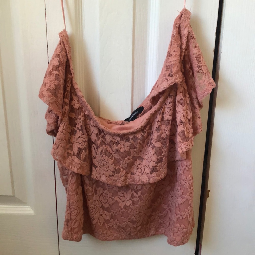 Off the shoulder crop top